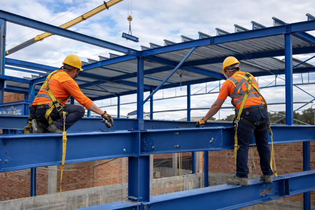Montaje y emsamblaje estructura met&aacute;licas